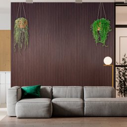 Painel Ripado em Barra 270x87cm (2,35m²) MDF AMORECANELA - 9