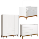 Ver imagem 2 de Quarto de Bebê Completo Classic Elfe Branco