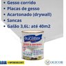 Tinta para Pintar Direto No Gesso e Drywall 3,6L Branca - Eucatex - 3