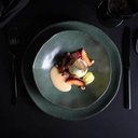 Ver imagem 3 de Conjunto Pratos Raso Fundo 12 Peças Cerâmica Orgânico Porto Brasil Mesa Posta Elegante