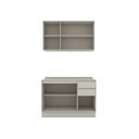 Ver imagem 5 de Cozinha Compacta 2 Peças Fineze em MDF com Balcão e Tampo Areia