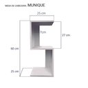 Ver imagem 3 de Mesa de Cabeceira S Branco 60 X 25cm