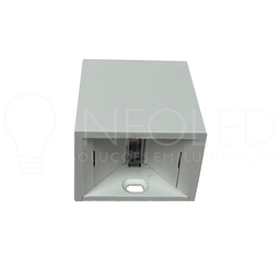Arandela Led Mini Draco Regulável 2w 3000k Branco Quente Bivolt Branco - 4