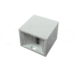 Arandela Led Mini Draco Regulável 2w 3000k Branco Quente Bivolt Branco - 3