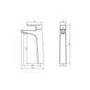 Ver imagem 2 de Misturador Monocomando Lavatório Bica Alta Level 2885.BL26.NO - Deca