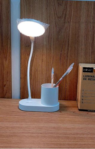 Luminária Led de Mesa para Uso em Escritório Recarregável Usb - 6