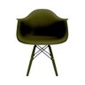 Conjunto Com 2 Cadeiras Eames Com Braço Musgo Empório Tiffany Base Em Polipropileno - 3