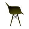 Conjunto Com 2 Cadeiras Eames Com Braço Musgo Empório Tiffany Base Em Polipropileno - 4