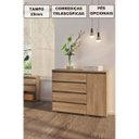 Ver imagem 4 de Cômoda 1 Porta 4 Gavetas Caribe Móveis Rimo