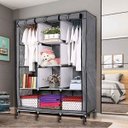 Ver imagem 2 de Arara de Roupas com Sapateira Cabideiro Amário Multiuso Plus Roupeiro Guarda-Roupa Uitech