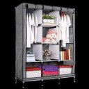 Ver imagem 3 de Arara de Roupas com Sapateira Cabideiro Amário Multiuso Plus Roupeiro Guarda-Roupa Uitech