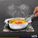 Ver imagem 3 de Tigela Multiuso e Pegador Para Servir Massas em Aço Inox 2 Peças - Wp Connect