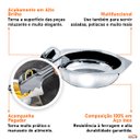 Ver imagem 5 de Tigela Multiuso e Pegador Para Servir Massas em Aço Inox 2 Peças - Wp Connect