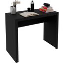 Ver imagem 1 de Mesa para Escritório Escrivaninha 90 Cm Preto