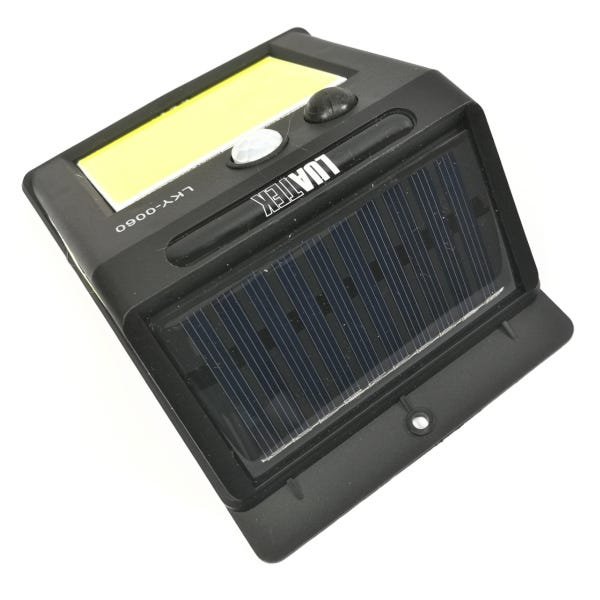 Arandela com 60 Led Sensor de Movimentos Recarga Solar - 4