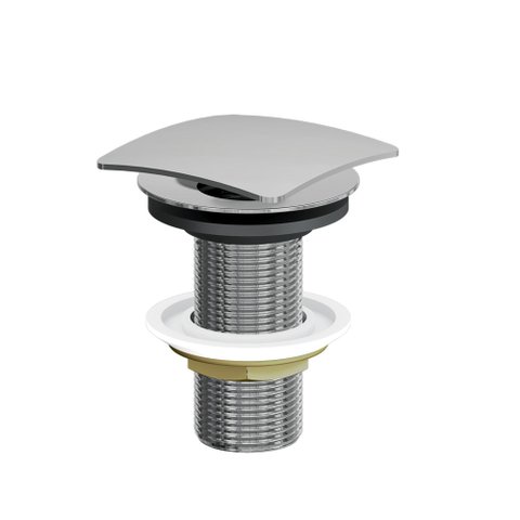 Válvula de Click Quadrada p/ Lavatório Cromado 1609CR Fani