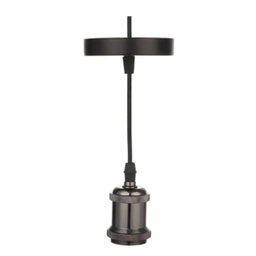 Luminária Pendente Basec E27 Bivolt:Grafite - 2