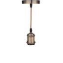 Ver imagem 1 de Luminária Pendente Basec E27 Bivolt:Bronze