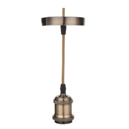 Luminária Pendente Basec E27 Bivolt:Bronze - 2