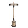 Luminária Pendente Basec E27 Bivolt:Bronze - 2