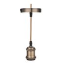 Ver imagem 2 de Luminária Pendente Basec E27 Bivolt:Bronze