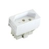 Interruptor Simples Mais Tomada 20a Horizontal Com Placa 4x4 - 4