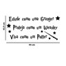 Adesivo Decorativo Frase Viva Como Um Potter Hogawarts Harry Potter Weasley Granger - 4