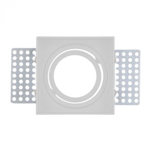 Spot de Embutir no Frame Quadrado Direcionável Dicróica Mr16 Branco - Gaya 8264 Spot no Frame Mr16 B