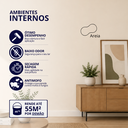 Ver imagem 2 de Tinta Acrílica Econômica Fosca Cor Areia 3,6L Durín Baixo Odor Antimofo