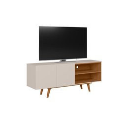 Rack Aldan para Tv "55 2 Portas - Colibri - Off White Matte / Frejo - 2