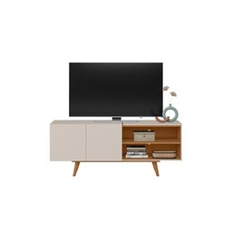 Rack Aldan para Tv "55 2 Portas - Colibri - Off White Matte / Frejo - 8
