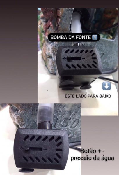 Fonte de Água para Mesa Resina LED Bola Vidro 27cm 21155 Bivolt - 4