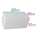 Ver imagem 2 de Arandela Camarim Retangular em Acrílico 20cm P/ LED E27 ST465