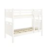 Beliche Com Barras Laterais De MDF Jaspe Branco Fênix - 2