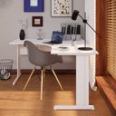 Ver imagem 2 de Mesa de Escritório New City 2 Lugares em L MDP Branco Gebb Work
