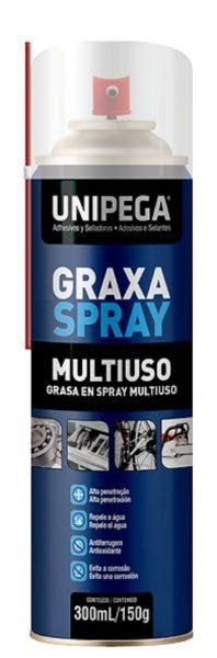 Graxa Spray Alta lubrificação 300 Ml. Para Diversas Aplicações KIT 2 PÇS - 1