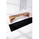 Ver imagem 2 de Tapete Passadeira Essencial 1,75m Preta