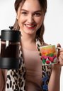 Ver imagem 3 de Caneca Ecf Dia da Mulher - Tulipas Vermelhas Brancas Rosas Porcelana Branca 325ml
