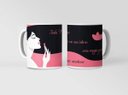 Ver imagem 1 de Caneca Ecf Dia da Mulher - Toda Mulher Porcelana Branca 325ml