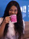 Ver imagem 2 de Caneca Ecf Dia da Mulher - Rosas Porcelana Branca 325ml