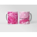 Ver imagem 1 de Caneca Ecf Dia da Mulher - Rosas Porcelana Branca 325ml