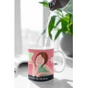 Ver imagem 3 de Caneca Ecf Dia da Mulher - Lugar de Mulher Porcelana Branca 325ml