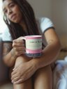 Ver imagem 2 de Caneca Ecf Dia da Mulher - Lugar de Mulher Porcelana Branca 325ml