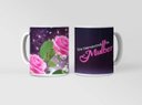 Ver imagem 1 de Caneca Ecf Dia da Mulher - 2 Rosas Porcelana Branca 325ml