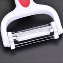 Ver imagem 6 de Descascador Legumes Frutas 3 Tipos Lâmina Aço Inox Julienne Serrilhada Corte Afiado Preciso