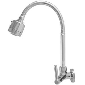 Torneira Gourmet 1168 C-34 1/4 Volta Metal Bica Móvel Parede