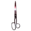 Ver imagem 1 de Tesoura Revestimento Aço Inox Uso Geral Lâminas Alta Qualidade Resistente Alfaiataria Costura