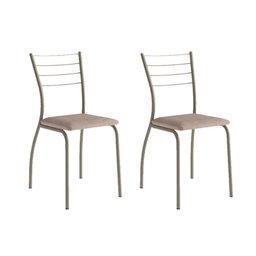 Kit 2 Cadeiras de Cozinha 1700 2 Un Branco/Courano Branco - Carraro - 11 Kit 2 Cadeiras de Cozinha 1700 2 Un Branco/Courano Branco - Carraro - 11