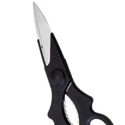 Tesoura Cozinha Aço Inox Corte Multiuso Embalagem Ossos Aves Resistente Anatômica Cabo - 4