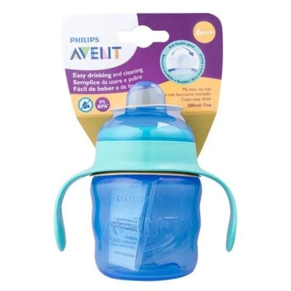 COPO CLASSIC SPOUT CUP COM BICO DE SILICONE 200ML SCF551/05